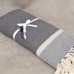 FOUTA LIN & COTON REGLISSE