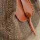 Sac cuir et tweed Julia | Amarante Studio Cuir